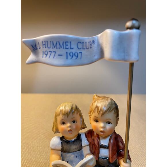 Goebel Hummel Figurine, 5 7/8” Tall, “Celebrate With Song", 790, TMK-7 in Box - Picture 4 of 8